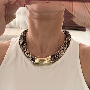 Neckless costume jewelry.